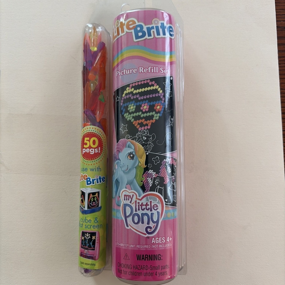 NEW My Little Pony Lite Brite Picture Refill fits Cube Flat Screen Light Bright